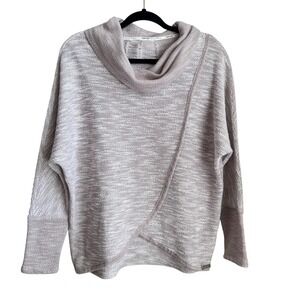 Calvin Klein Performance Sweater Womens Small Pink‎ Cowl Neck Knit Pullover Top